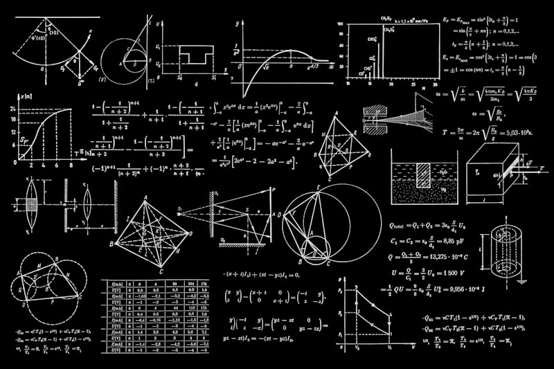 Coordinate Axis & Curves Illustration